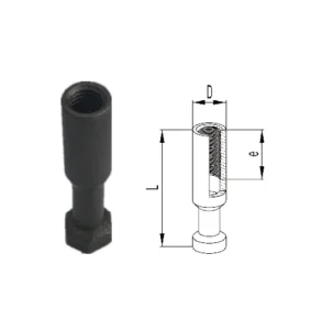 Crown Foot Anchor Socket - Threaded Socket Lifting System