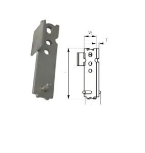 Erection Anchor with Cross Pin & Shear Plate - Flat Lifting System