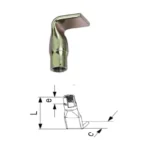 Fixing Socket With Bended End - Fixing System