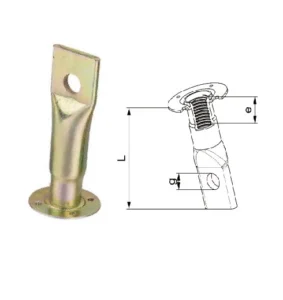 Fixing Socket With Nail Plate - Fixing System
