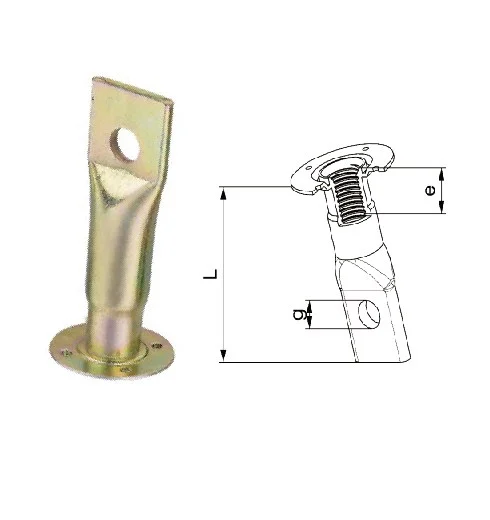 Fixing Socket With Nail Plate - Fixing System