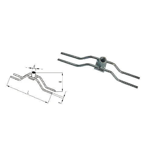 Flat Lifting Socket With Rebar (Slab Anchor) - Threaded Socket Lifting System