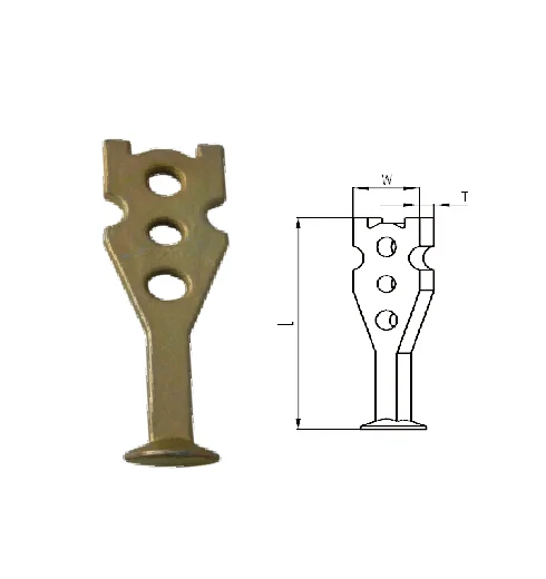 Fleet-Lift Drop Forged Erection Anchor - Flat Lifting System