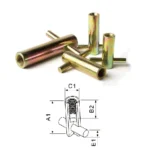 Heavy Duty Fixing Socket With Cross Pin - Threaded Socket Lifting System