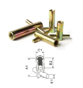 Heavy Duty Fixing Socket With Cross Pin - Threaded Socket Lifting System