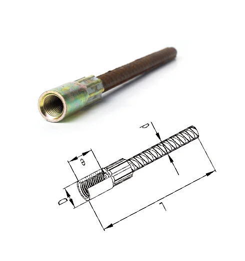 Straight Rebar Socket Anchor - Threaded Socket Lifting System