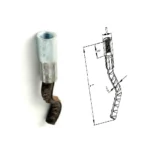 Wavy Tail Anchor (Short Type) - Threaded Socket Lifting System