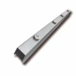 Steel shuttering profile with chamfer and integrated magnets for precast element edges